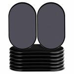 Ezprotekt 8 Pcs Reusable Furniture Sliders and Gliders for Carpet Surfaces – Moving Heavy Furniture Quickly and Easily with Furniture Sliders Oval Black