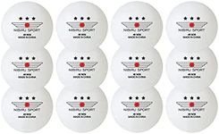 NIBIRU SPORT Ping Pong Balls - 12 Bulk Pack of Premium 3 Star Table Tennis Balls for Training - Family Games - Lightweight, Durable, Outdoor Sports Accessories