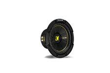 Kicker 44CWCD84 CompC 8 Inch 4 Ohm 200 Watt RMS Power and 400 Watts Peak Power Dual Voice Coil Car Audio Sub Subwoofer, Black