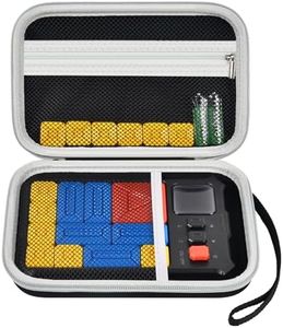 casmilee Case Compatible with Giiker Super Slide Brain Games, Brain Teaser Puzzles Organizer Storage Bag, Flow Slider Puzzle Game Holder (Black)