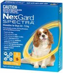 Nexgard Spectra for Small Dogs 3.6 to 7.5 Kg Yellow 6 Chews