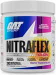 GAT Sport Nitraflex Burn Tropic Thunderburst Flavor Pre-Workout Formula 219.3 g