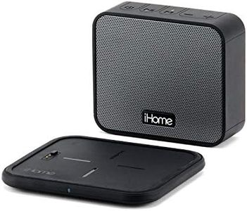 iHome Portable BT Speaker with Wireless Charging Black