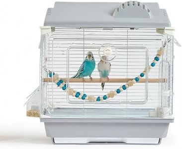 Clear View Bird Cage for Pattor, Budgies, Cockatiels