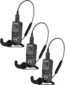 LTE Mini Walkie Talkies - Nationwide Unlimited Range, Portable Small Two Way Radios with G-Shaped Earpieces for Hospitals, Restaurants, Retail & Golf Courses (3 Pack)