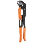 Klein Tools 68230 Pipe Wrench, S-JawQuick-AdjustPlumbers Wrench Fits up to 1-1/2-Inch Round Pipe and 1-1/4-Inch Hex Nuts, 13-Inch