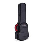 Crossrock Baritone Ukulele Bag with 10mm Padded Backpack Straps in Dark Grey (CRSG107BUDG)