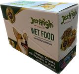 JerHigh All Life Stages Wet Dog Food, Human Grade High Protein Chicken, Gravy Chicken & Vegetable (Pack of 12)