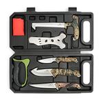 MOSSY OAK 8-Piece Field Dressing Kit Hunt Processing Portable Butcher Game Processor Set with Gloves