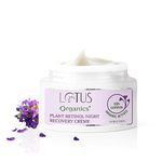 Lotus Organics+ Bakuchiol Plant Retinol Recovery Night Cream | Reduces Fine Lines & Wrinkles | Certified Organic | 50g