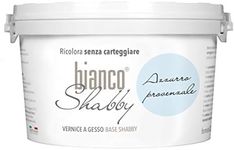 bianco Shabby® Azzurro Provenzale (Provençal Blue) Water-Based Chalk Paint for All Surfaces – Extra Matt Finish (2.5 Litres)