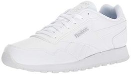 Reebok Men's Classic Harman Run Sneaker, White/Steel, 6.5