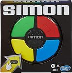 Hasbro Gaming Simon Handheld Electronic Memory Game With Lights and Sounds for Kids Ages 8 and Up