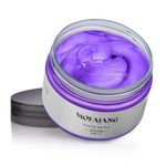 Hair Colour Wax, 120g Temporary Coloured Hair Paint Wax, Easy Washable Colour Change Hair Dye for Kids,Women,Men (Violet)