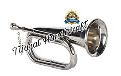 TIJARAT® Musical Instruments Bugle, Silver - ORIGINAL NIKIL (A Product Unlike Some Other Cheap Products do not Look nor Sound Good)