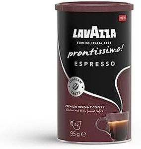 Lavazza, Prontissimo! Espresso, 95 g, Instant Coffee, Ideal for a Rich and Full-bodied Coffee, with Aromatic Notes of Toasted Coffee, 100% Arabica, Dark Roasting