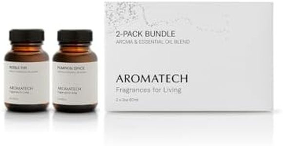 AromaTech Winter Set - Premium Aroma Essential Oil Blends for Scent Diffuser Aromatherapy - The Cabin and Fireside - 60 mL Set