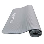 ab buddy Non Slip 15mm Thick (180 x 80cm) Large Extra Wide Exercise Mat, Yoga, Aerobic, Pilates Mat. For Gym or Home Gym. Includes Carry Strap.