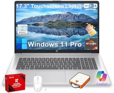 HP 17.3" Touchscreen Business Laptop, 16GB RAM, 512GB SSD,AMD Ryzen 5 7430U