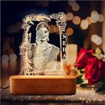 ZOCI VOCI Anniversary Gift for Couple Special Personalized - LED Photo Frame | Customized Birthday Gift For Wife & Husband | Photo Lamps (Bride)