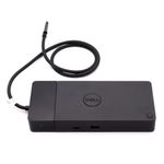 Dell Thunderbolt Dock WD22TB4, 9 Various of Ports, Video Resolution: 5K - 60 Hz (Single Display), 4K - 60 Hz (Quad Display), Interfaces: 2 x Thunderbolt 4