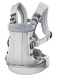 BabyBjörn Baby Carrier Harmony, 3D Mesh, Silver,1 Count (Pack of 1),Newborn