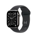 Apple Watch Series 11 [GPS + Cellular 42mm] Smartwatch with Slate Case and Black Sport Band - S/M. Sleep Score, Fitness Tracker, Health Monitoring, Always-On Display, Water-Resistant
