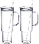 MEWAY 40 oz Tumbler with Handle and