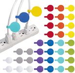 Cable Labels - Wrap-It Storage - Circles, Multi-Color (36-Pack) - Color Coded Labels for Organizing, Wire Tags Write on Surface for Labels for Charging Cords and Electronics