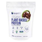 LeanFit Organic Plant-Based Protein, Chocolate, 4.4lbs (65 servings)