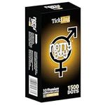 NottyBoy Tickling Super Dotted with 1500 Dots Condoms | Studded Textured | Big Spiked | Ultimate Stimulating | Natural Rubber Latex | Stimulation-Boosting- Pack of 10