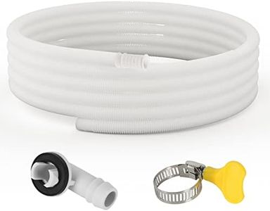 HOXHA Air Conditioner Drain Hose Kit, Plastic Tubing for AC Condensate, Flexible&Durable AC Drain Hose for Mini Split AC&Portable AC Washer Dishwasher Faucet, 20 FT