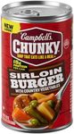 Campbell’s Chunky Soup, Sirloin Burger With Country Vegetables Beef Soup, 18.8 oz Can