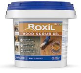 Roxil Wood Scrub Gel - Oxalic Acid-Based Wood Cleaner To Revive Weathered Outdoor Furniture and Decking, Restore Colour And Wood Grain (3L)