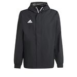 adidas Men's Entrada 22 All-Weather Jacket, Black, L