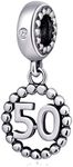 Number Bracelet Charms - 925 Sterli
