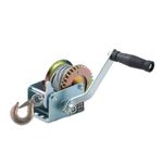 KATSU Tools Hand Winch 600lbs 270kg Capacity with 10M Steel Cable, Heavy Duty Car Boat Truck Trailer Winch, Manual Crank Gear Cable Winch for SUV ATV UTV Emergency Recovery 325930