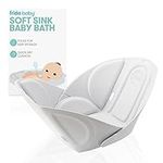 Frida Baby Soft Sink Baby Bath Seat: Sink Bather for Baby, Easy to Clean Baby Bathtub + Bath Cushion That Supports Baby's Head