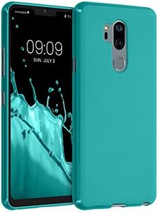 kwmobile Housse Compatible avec LG G7 ThinQ/Fit/One Coque - Housse de téléphone Protection Souple en Silicone - pétrole Mat