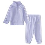 adidas baby-girls 2-piece Classic Tricot Track Suit With Jacket & Pants, Violet Tone Purple, 18 Months