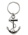 Buko Stainless Steel Lifestyle Metal Keychain Pendant For Keyring Decoration, Best For Gifting Ideas Anti Rust Keychain (Anchor)