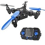 Holy Stone HS190 Mini Drone for Kids, Foldable Mini RC Drone with One-Key Back, 3D Flip and 3 Speed Modes Quadcopter for Beginners, Propellers Full Protect Easy to Fly Toy Gift for Boys and Girls