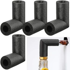 Frienda Pipe Insulation Foam Tube Elbow Insulation Tubing Elbows Water Freeze Protection Heat Preservation Foam Tube for Tubing Outdoor Water Pipe Insulation Water Pipe Protection(3/4 Inch, 4 Pack)