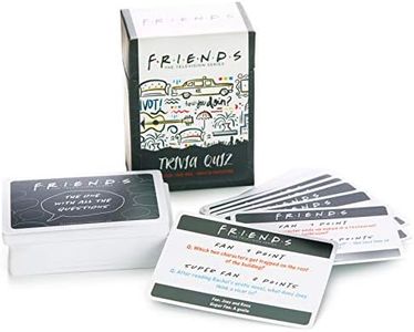 Paladone Friends TV Show Table Top Trivia Quiz Cards with 200 Questions | Easy & Hard Questions (AMZ7269FR)