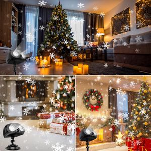 Binocular LED Snowflake Projector – Outdoor Holiday Light Display