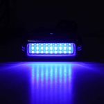 ALLOMN Marine LED Boat Light, 12V 27 LEDs Stainless Steel Navigation Signal Light IP68 Waterproof Underwater Boat Light Rear Fish Light for Boats Deck Kayak Yacht Marine Ships Pontoon Cruise