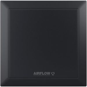 Airflow QT100T Bathroom Extractor Fan – Black, Quiet Operation