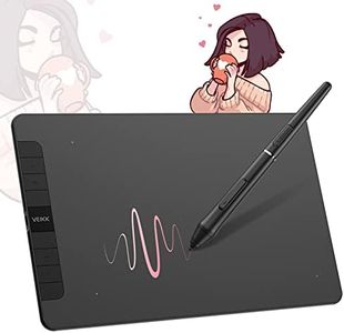 VEIKK VK1060 Drawing Tablet, 10 x 6 Inch Graphics Tablet with 8 Shortcut Keys, 8192 Levels Battery Free Pen Supports Tilt Function, Work for Digital Art Drawing, Animation, Design or Online Work