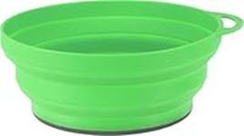 Lifeventure Silicon Ellipse Collapsible And Portable Bowl For Camping, Travel & Outdoor - Green