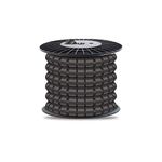 NOVEAU Safe-T 1st Cable/Wire Zipper - Black, Diameter - 30 mm, Length - 10 Meter | Cable Managment Cord Organizer Protector Hider Wrap Cover for PC/Office/Home Theater